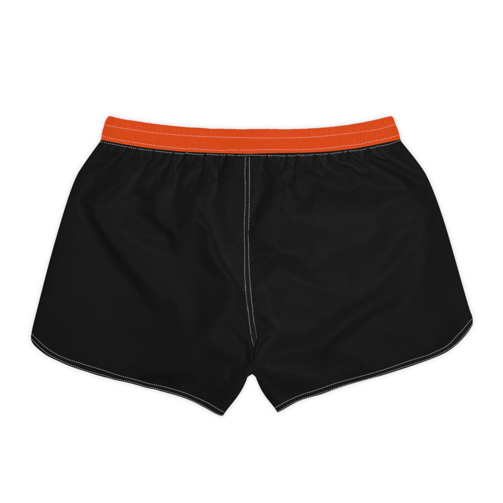 Black and Orange Women's Casual Shorts, Baltimore baseball themed shorts, baseball fan shorts, cute shorts, baseball game, gift