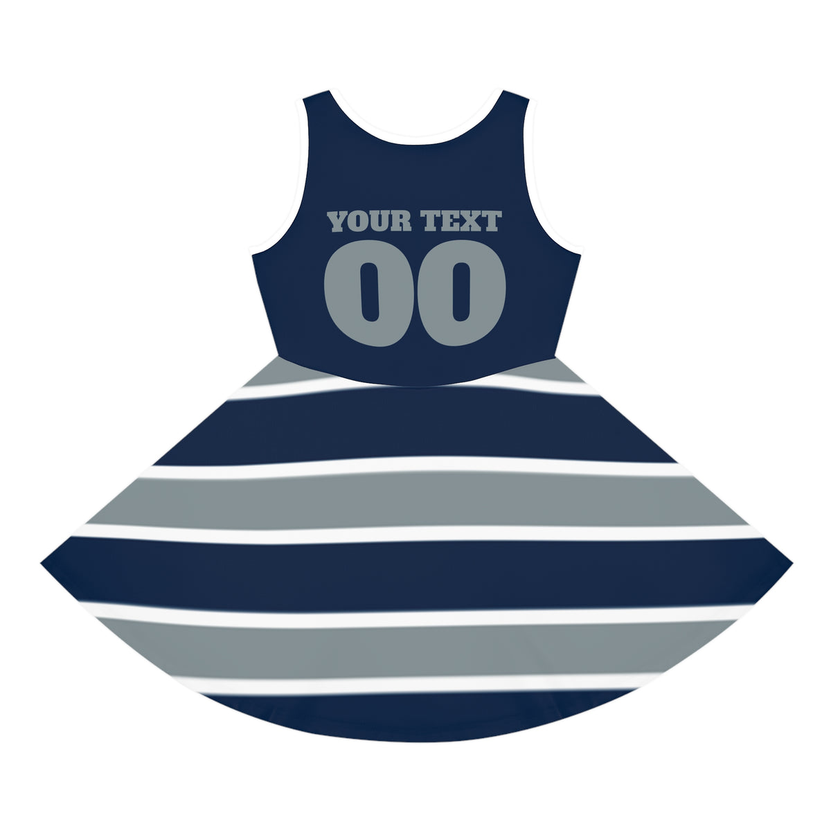 Girls' Sports Sundress, Personalized Dress for game day, Dallas Themed Dress, Matching dresses, Sports Fan Dress, matching photo dress