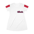 Red, White and blue T-Shirt Dress, ATL baseball dress, Atlanta fan dress, Cute t-shirt dress, dress for baseball game, gift